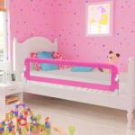  Balustradă de siguranță pentru pat de copil, roz, 150x42 cm (10102)