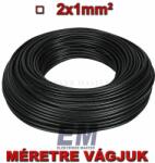  MT FEKETE 2x1 kábel (H05VV-F) MTK sodrott réz vezeték MT, MTL kábelek (Cable 000538_100)