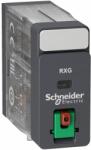 Schneider Electric RXG21B7 Harmony RXG Interfész relé, 2CO, 5A, 24VAC, tesztgomb Harmony Electromechanical Relays (RXG21B7)