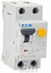 Eaton Kombinált Fi relé 1P+N 10A 30mA 6kA (AC) áramvédő kapcsoló + C kismegszakító Eaton PFL6-10/1N/C/003 2-Pólusú Fi relék (EAT286465)