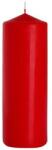 BISPOL Lumânare cilindrică 80x250 mm, roșie - Bispol