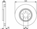 Bosch Disc frana BOSCH 0 986 479 321 (0 986 479 321) - automobilus