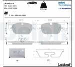 DELPHI set placute frana, frana disc DELPHI LP5077EV (LP5077EV)