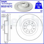 DELPHI Disc frana DELPHI BG5167C (BG5167C) - automobilus