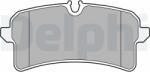 DELPHI set placute frana, frana disc DELPHI LP2706 (LP2706)