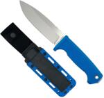Demko Knives FreeReign - Drop Point Rubberized - Blue AUS10A FR-10A-BLU (FR-10A-BLU)