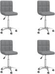 vidaXL 4 buc gri deschis 3087511