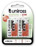 Uniross 1, 2V 2100mAh Ni-MH HYBRIO 4db/csomag AA akkumulátor (UH4AA2100) (UH4AA2100)