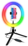 Connect IT Selfie10RGB kerek 10" RGB LED lámpa (CLI-2020-SM)