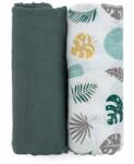 Petite&Mars Misty scutece textile Misty Green 120 x 120 cm 2 buc