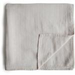  Mushie Muslin Swaddle Blanket Organic Cotton pólya Fog 120x120cm