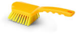 IGEAX élelmiszeripari kézi kefe rövid nyéllel sárga 0, 3mm puha sörtével (1007YS)