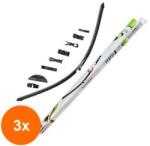 KONTAKT Set 3 x Stergator de Parbriz, Plat 510 mm, Kontakt (DEM-3xMDR-78031)