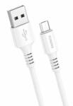 Foneng USB - Micro USB Foneng kábel, X85 3A gyorstöltés, 1 m, fehér (X85 (X85 Micro)