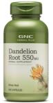 GNC Radacina de Papadie, Herbal Plus® Dandelion Root 550 mg, 100 capsule, GNC