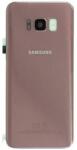 Samsung GH82-14015E Gyári Samsung Galaxy S8 Plus, Rózsaszín akkufedél hátlap, burkolati elem, kamera lencse (Glass Pink) (GH82-14015E)
