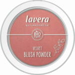  Lavera Arcpirosító Velvet (Blush Powder) 5 g (Árnyalat 01 Rosy Peach)