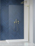 Radaway Modo SL II Brushed Gold 100 J walk-in zuhanyfal, szálcsiszolt arany (10319104-99-01R) (10319104-99-01R)