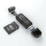  2in1 USB 3.0 Dual SD/ TF & MicroSD TF kártyaolvasó és író -OTG (RT-CR338)