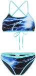 Aquafeel flash mini-crossback black/blue xl - uk38 Costum de baie dama