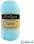 Scheepjes Twinkle 919 - világoskék csillogó pamut fonal