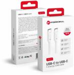  FORCELL Kábel Type C to
 Type C QC4.0 3A/20V
 PD60W C338 2m fehér