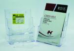 Kejea Display plastic pentru brosuri, de birou/perete, 2 x A4-portrait, KEJEA - transparent (KJ-K-157) - officeclass