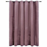  Draperie opacă roz antichizat 290x245 cm catifea inele metalice (134523)