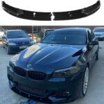  BMW F10 F11 lökhárító toldat, splitter, lippe fényes fekete 2011-2017