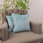 Hiko Set 2 perne decorative, cu vipusca si fata detasabila, HIKO Comfy catifea Ice Blue (10005533)