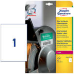 Avery Zweckform 210*297 mm-es Avery Zweckform A4 íves etikett címke, fehér színű (10 ív/doboz) (L7917-10) - etikett-cimke-shop