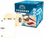 Tezeko 101, 6 * 152, 4 mm, öntapadós papír etikett címke (1000 címke/tekercs) (P1016015240-004)