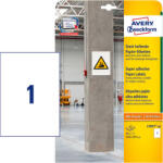 Avery Zweckform 210*297 mm-es Avery Zweckform A4 íves etikett címke, fehér színű (20 ív/doboz) (L7877-20) - etikett-cimke-shop