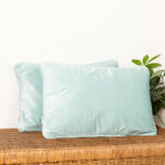 Hiko Set 2 perne decorative 2x40x60cm cu fata detasabila, Hiko COMFY catifea ice blue (10005504)