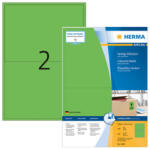 Herma 199, 6*143, 5 mm-es Herma A4 íves etikett címke, zöld színű (100 ív/doboz) (HERMA 4569) - etikett-cimke-shop