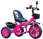 Nbw Tricicleta roz cu pedale pentru copii 2-5 ani