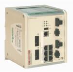 Schneider Electric TCSESM063F2CU1 ConneXium switch, 6 x TX réz + 2 x FX-MM optika, menedzselhető ConneXium - Ethernet (TCSESM063F2CU1)