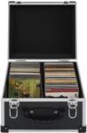 vidaXL Casetă pentru 40 CD-uri, negru, aluminiu ABS (91859)