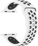 XPRO Apple Watch lélegző sport szíj Fehér / Fekete 42mm/44mm/45mm - ipon