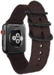 XPRO Apple Watch szőtt műanyag szíj 42mm / 44mm / 45mm fekete (124536)