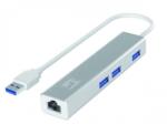 LevelOne Placa de retea Level One USB-0503, USB 3.0, Silver (USB-0503)