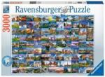 Ravensburger A 99 legszebb hely Európában 3000 db-os (17080)