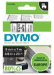 DYMO Feliratozógép szalag Dymo D1 S0720680/40913 9mmx7m, ORIGINAL, fekete/fehér (S0720680)
