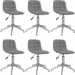 vidaXL 6 buc gri deschis 3086791