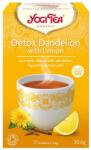 YOGI TEA Ceai Bio Detoxifiant cu papadie si lamaie 17 plicuri