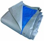 DSH Prelata impermeabila cu inele 180 g/mp, 10x15 m, argintiu-albastru, DSH 104121 (DSH104121)
