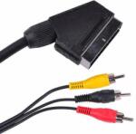 Cabletech Cablu scart-3rca 1.5m (KPO2716-1.5)