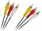 Cabletech Cablu 3 x RCA - 3 x RCA 2m standard (KPO2664-2)