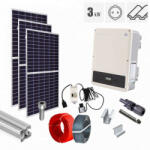 Jinko Solar Kit fotovoltaic 3.28 kW on grid, panouri Jinko Solar, invertor monofazat GoodWe, tigla metalica (KIT-PV-3.28KW-M-JINK2776073)