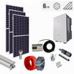 QCells Kit fotovoltaic 6.56 kW, panouri QCells, invertor trifazat Sungrow, tigla metalica (KIT-PV-6.56KW-T-QCEL2776106)